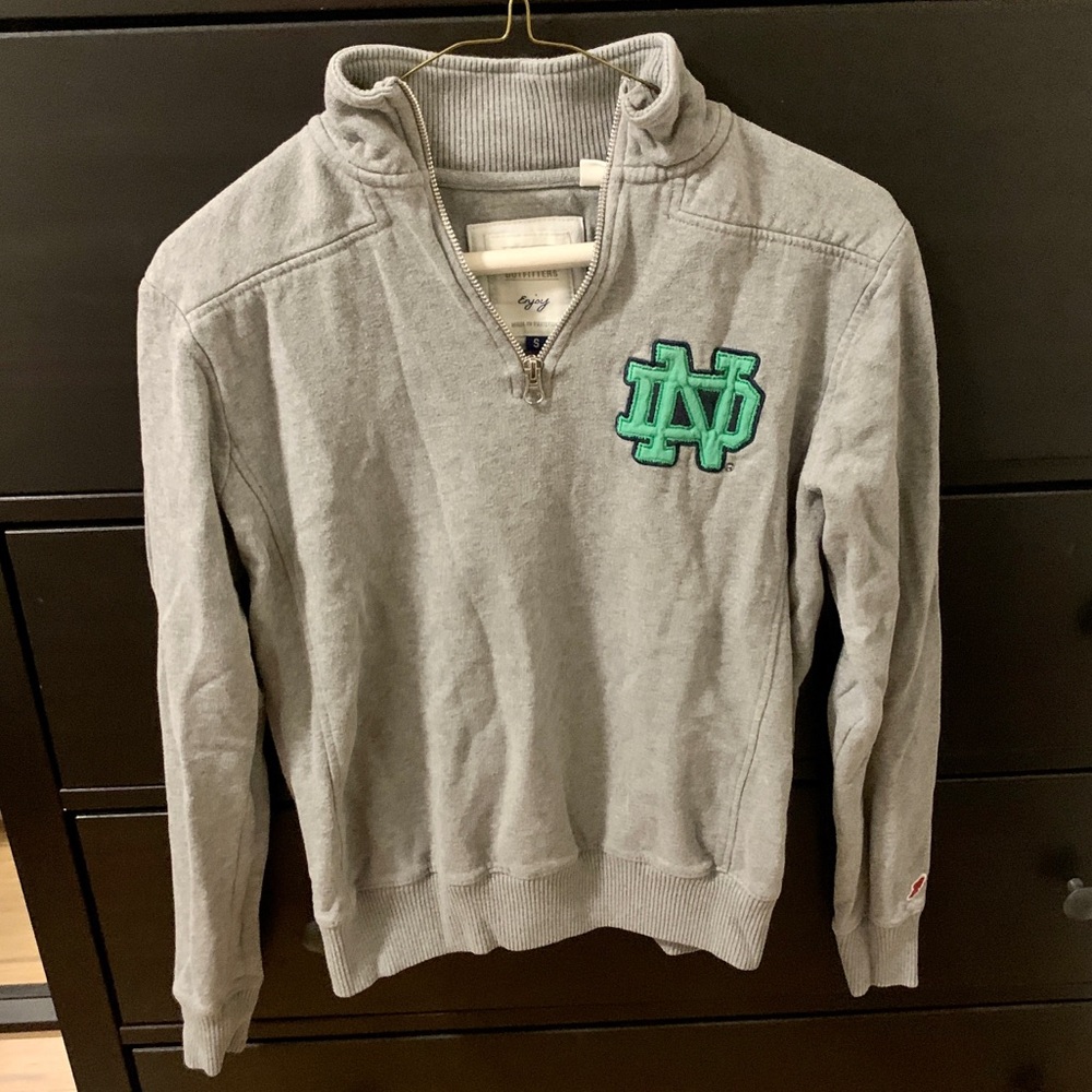 Small Gray ND Quarter Zip